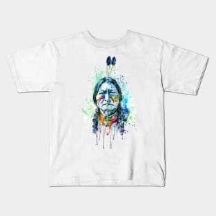 Sitting Bull New Portrait Kids T-Shirt